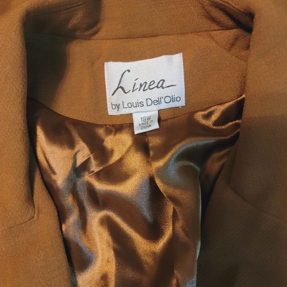 Blazer by Linea by Louis Dell' Olio New in Bag (Camel) - Picture 9 of 9